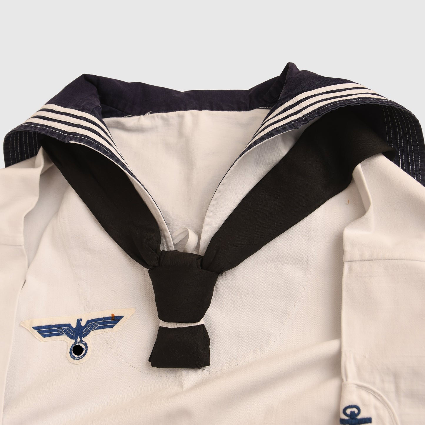 German WWII Kriegsmarine All White Summer Uniform, Identified