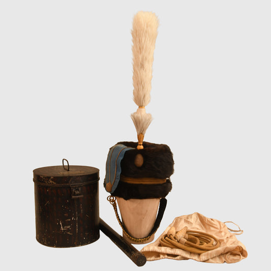 Pre-WWI British 3rd (The King’s Own) Hussars Officer's Busby