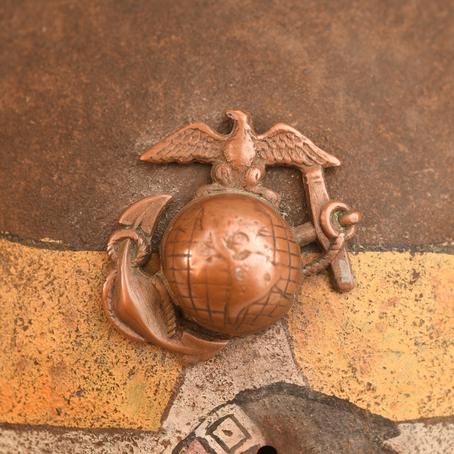 U.S.A. WWI U.S. Marine Corps Brodie Helmet