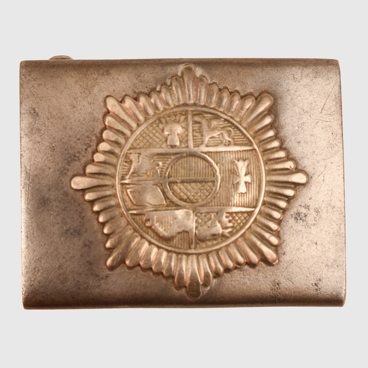 GERMAN WWI MECKLENBURG SCHWERIN ENLISTED RANKS STEEL BELT BUCKLE