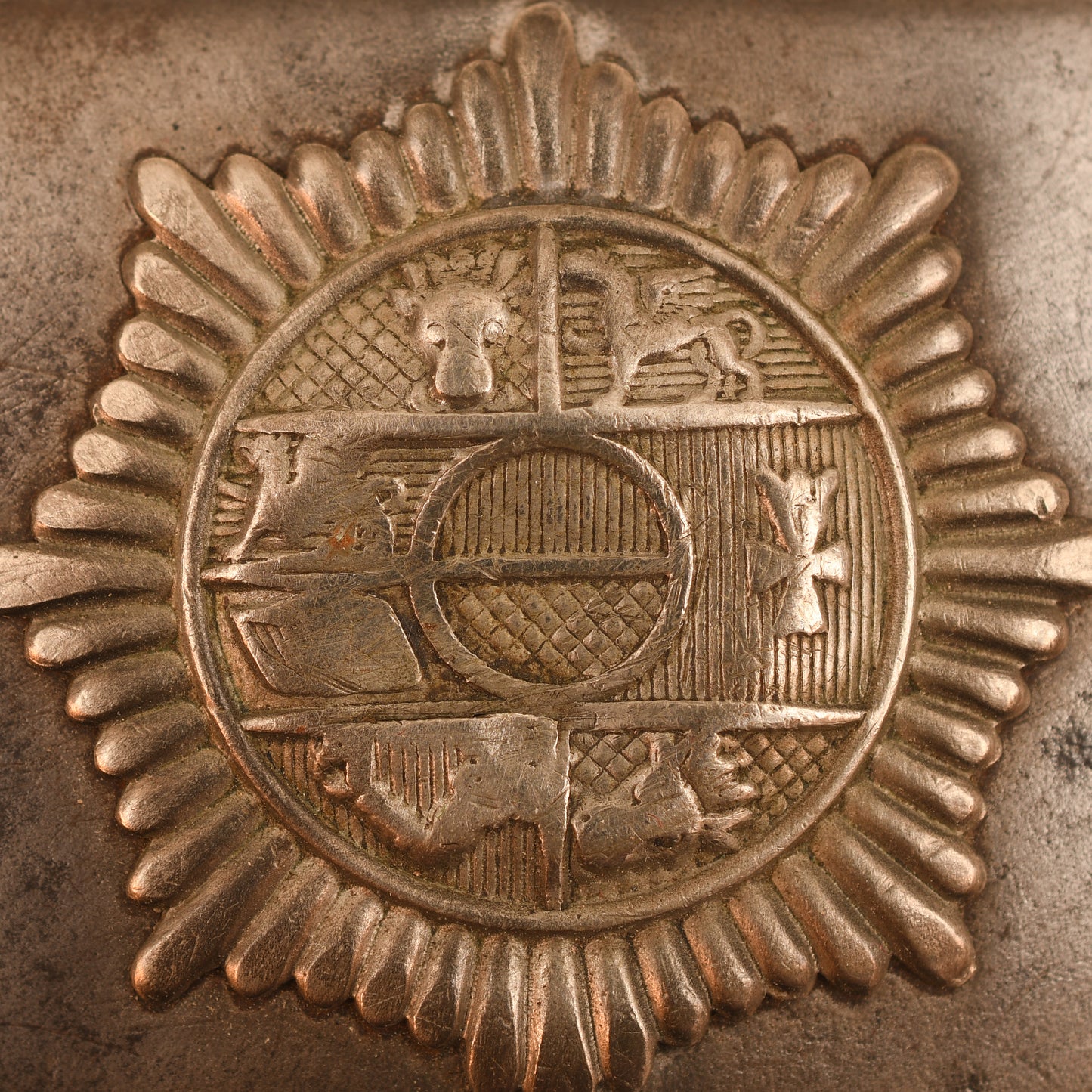 GERMAN WWI MECKLENBURG SCHWERIN ENLISTED RANKS STEEL BELT BUCKLE