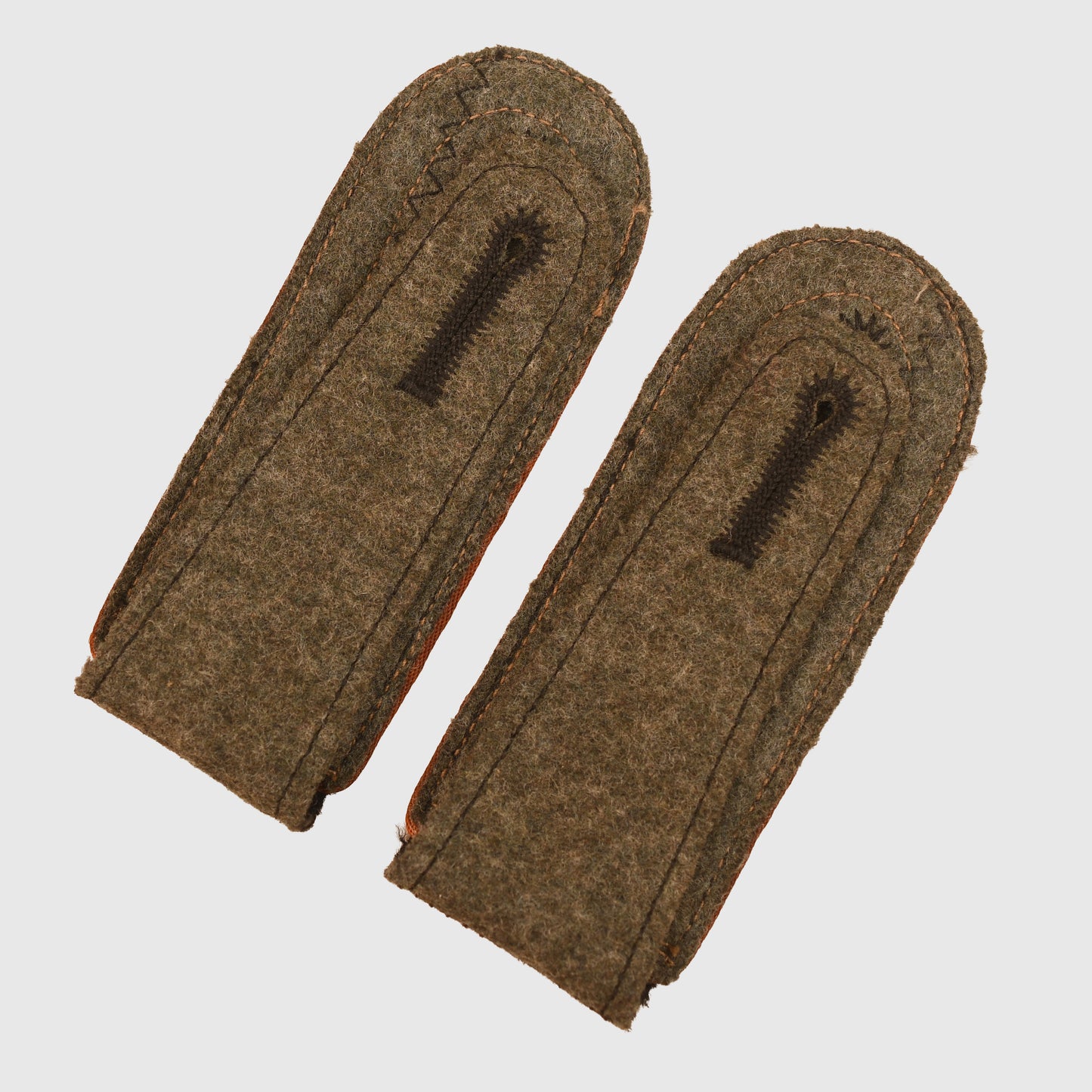 GERMAN WWII SS CONCENTRATION CAMP UNTERSCHARFUHRER SHOULDER BOARDS