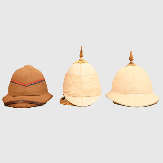 British Colonial Helmets Pre WWI (Group of 3)