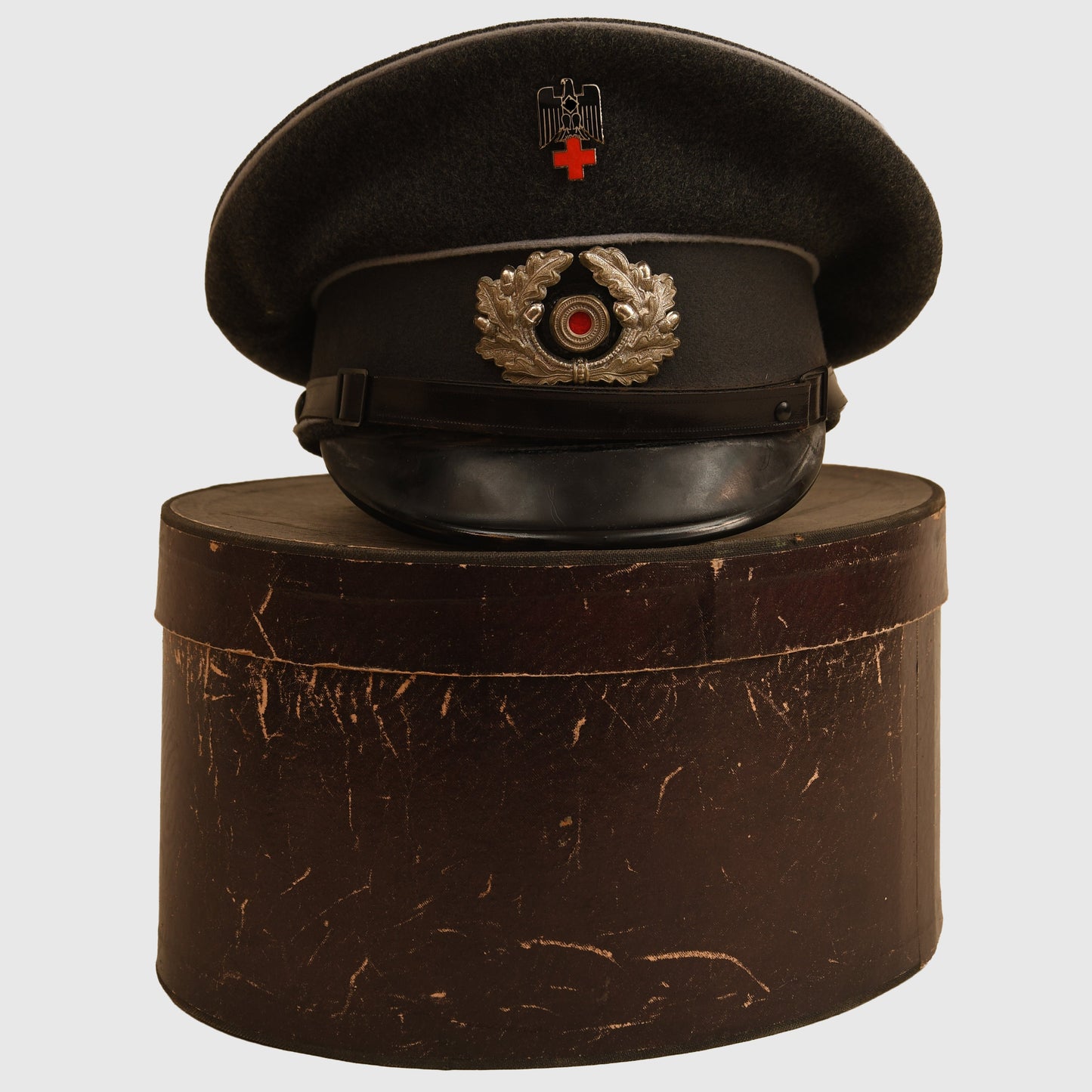 German WWII Red Cross Officials Visor Cap