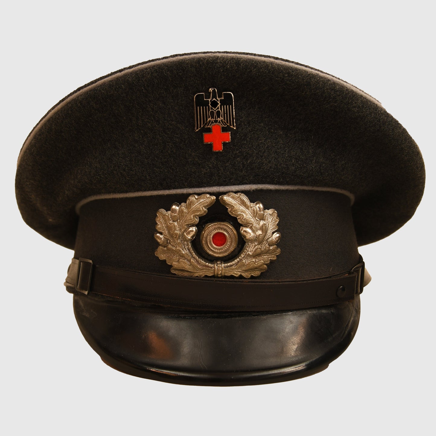 German WWII Red Cross Officials Visor Cap