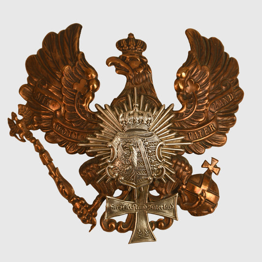 German WWI Anhalt Enlisted Man’s Helmet Plate