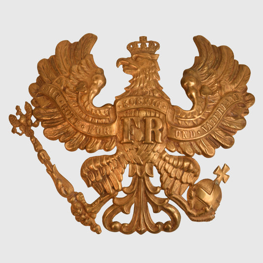 German WWI Prussian Officer’s Model 1897 Helmet Plate