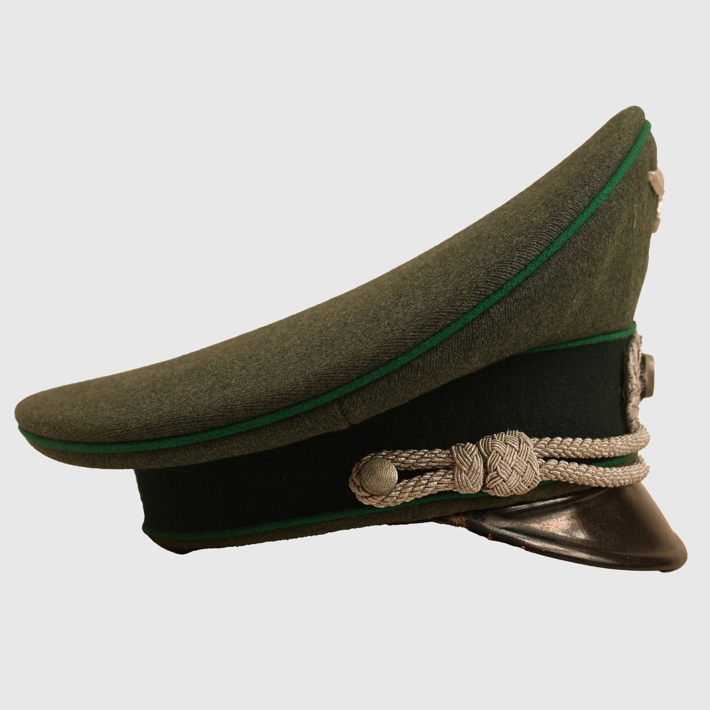 German WWII Army Mountain Trooper Officers Visor Cap
