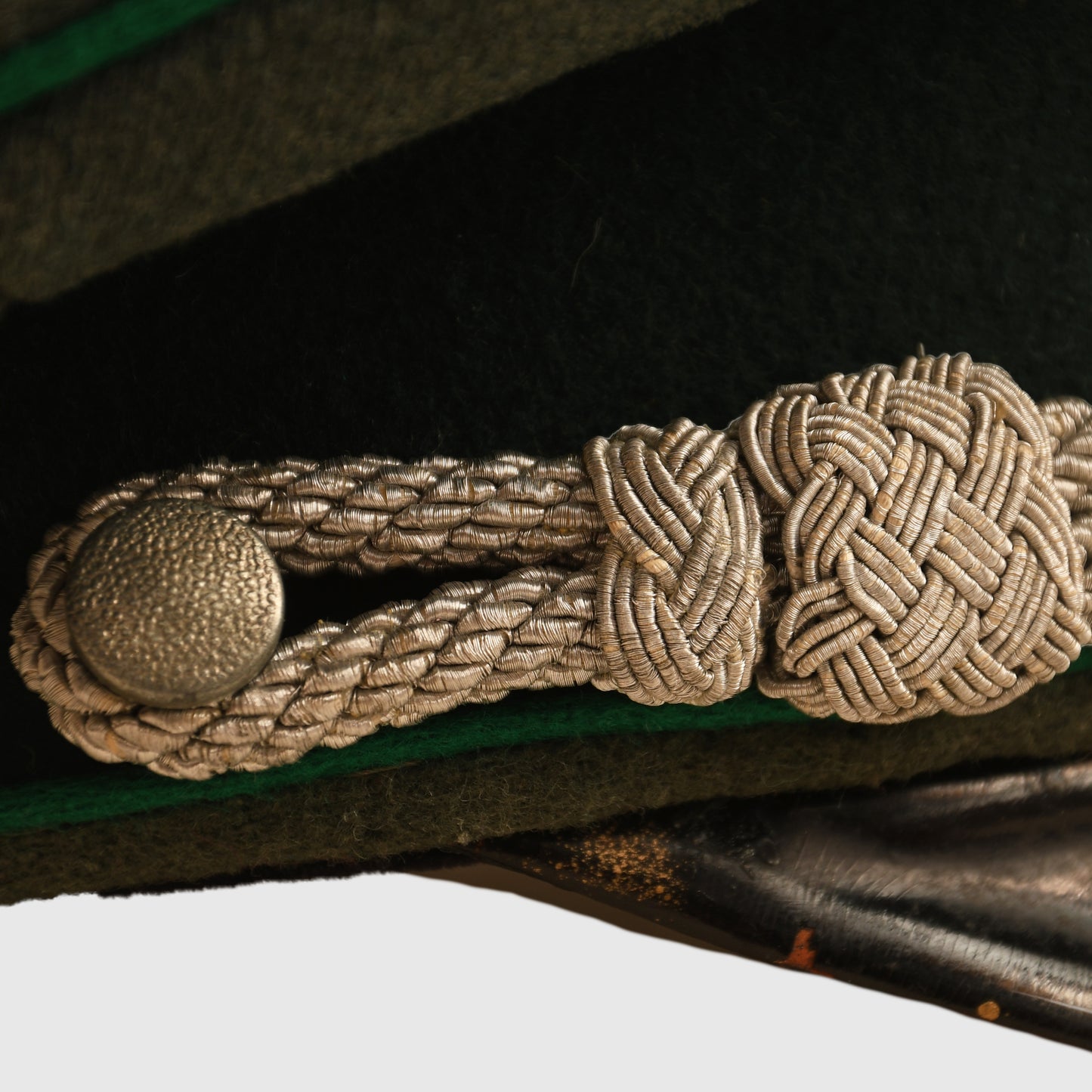 German WWII Army Mountain Trooper Officers Visor Cap