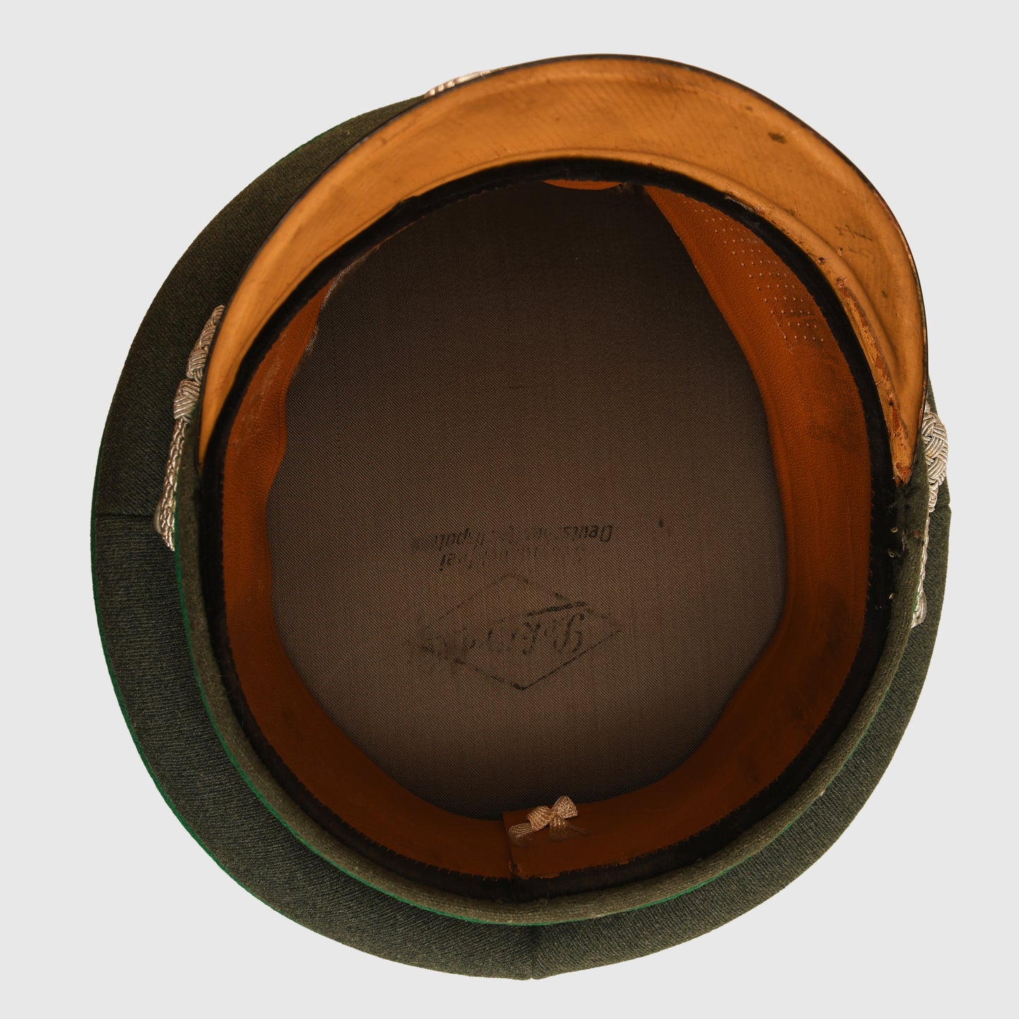 German WWII Army Mountain Trooper Officers Visor Cap