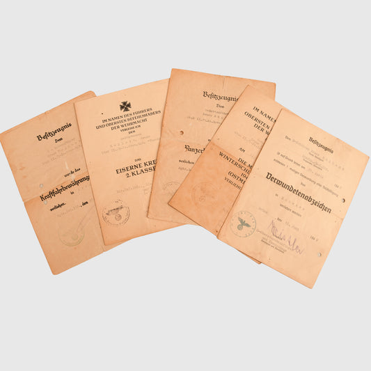 German WWII SS Document Grouping