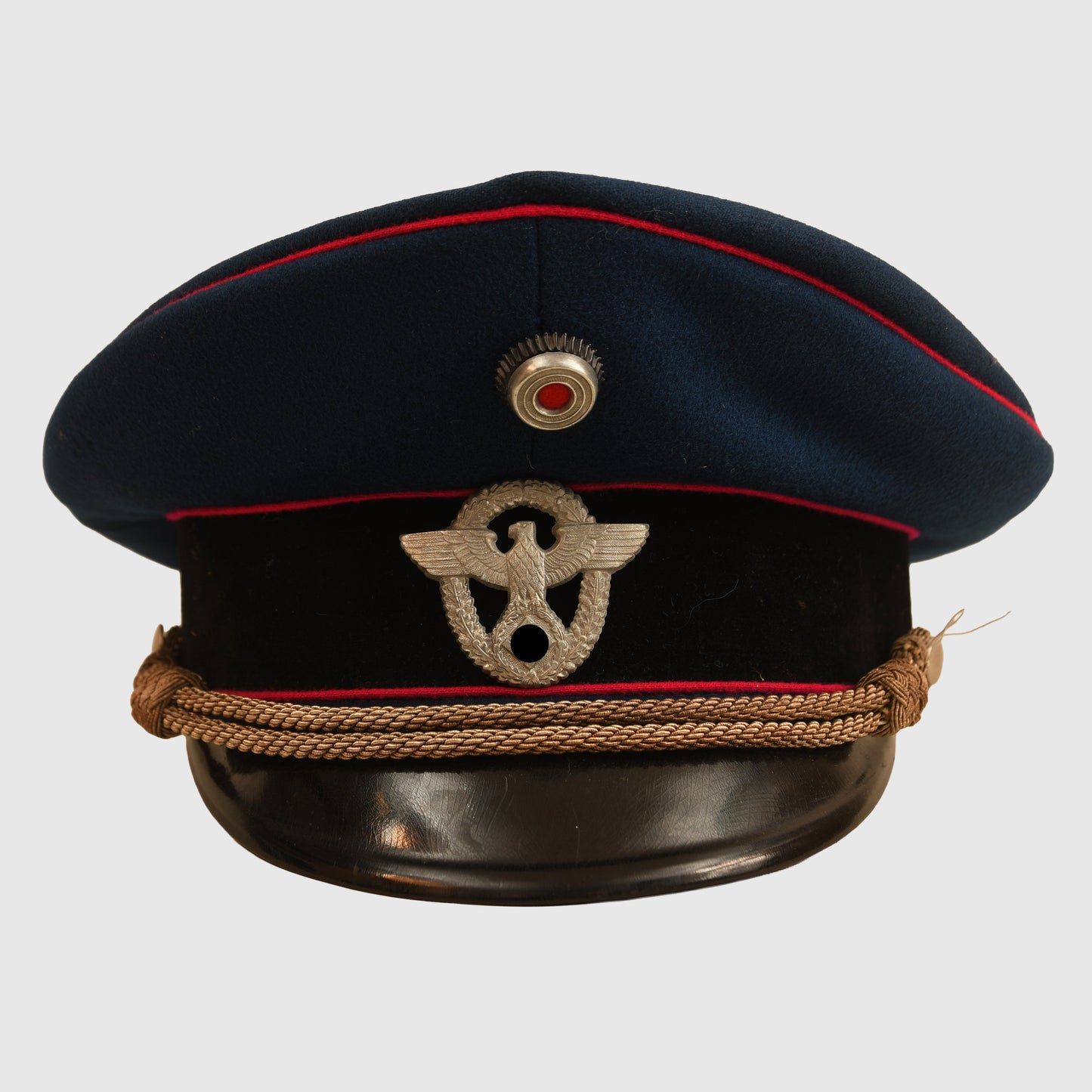 German WWII Fire Police Officers Visor Cap