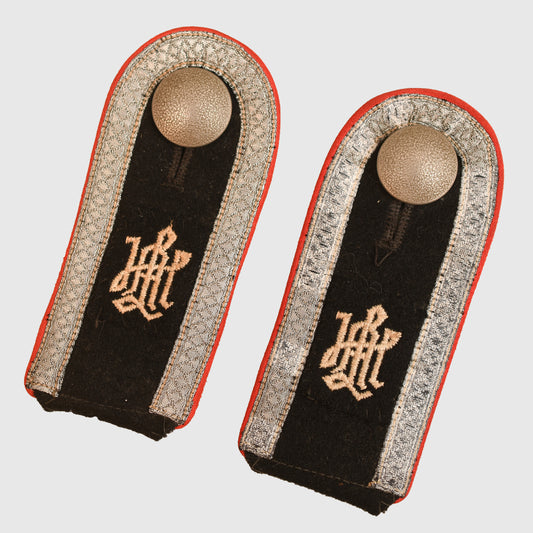 German WWII Leibstandarte Adolf Hitler Artillery NCO Shoulder Boards