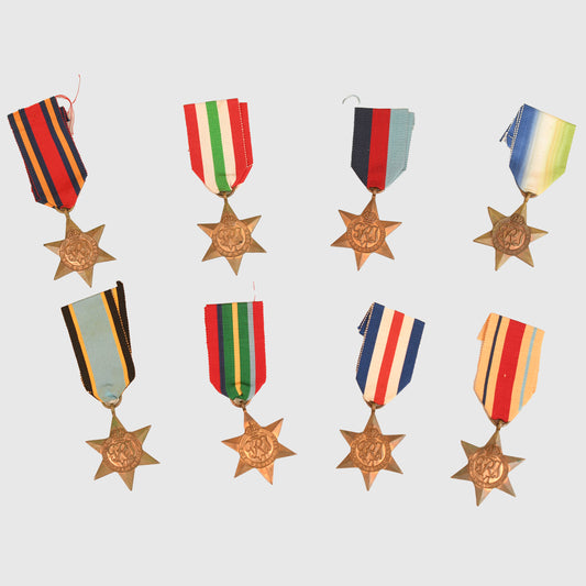 British WWII Complete Set of Campaign Stars