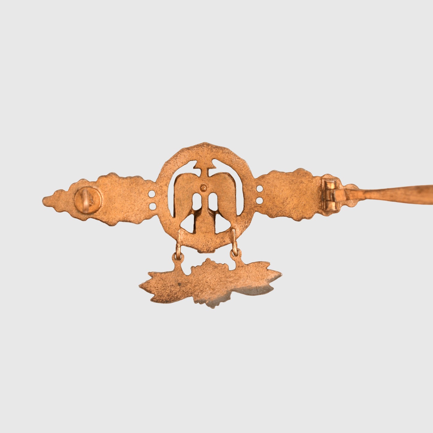 GERMAN WWII LUFTWAFFE SHORT RANGE DAY FIGHTER BAR WITH ROSE PENDANT