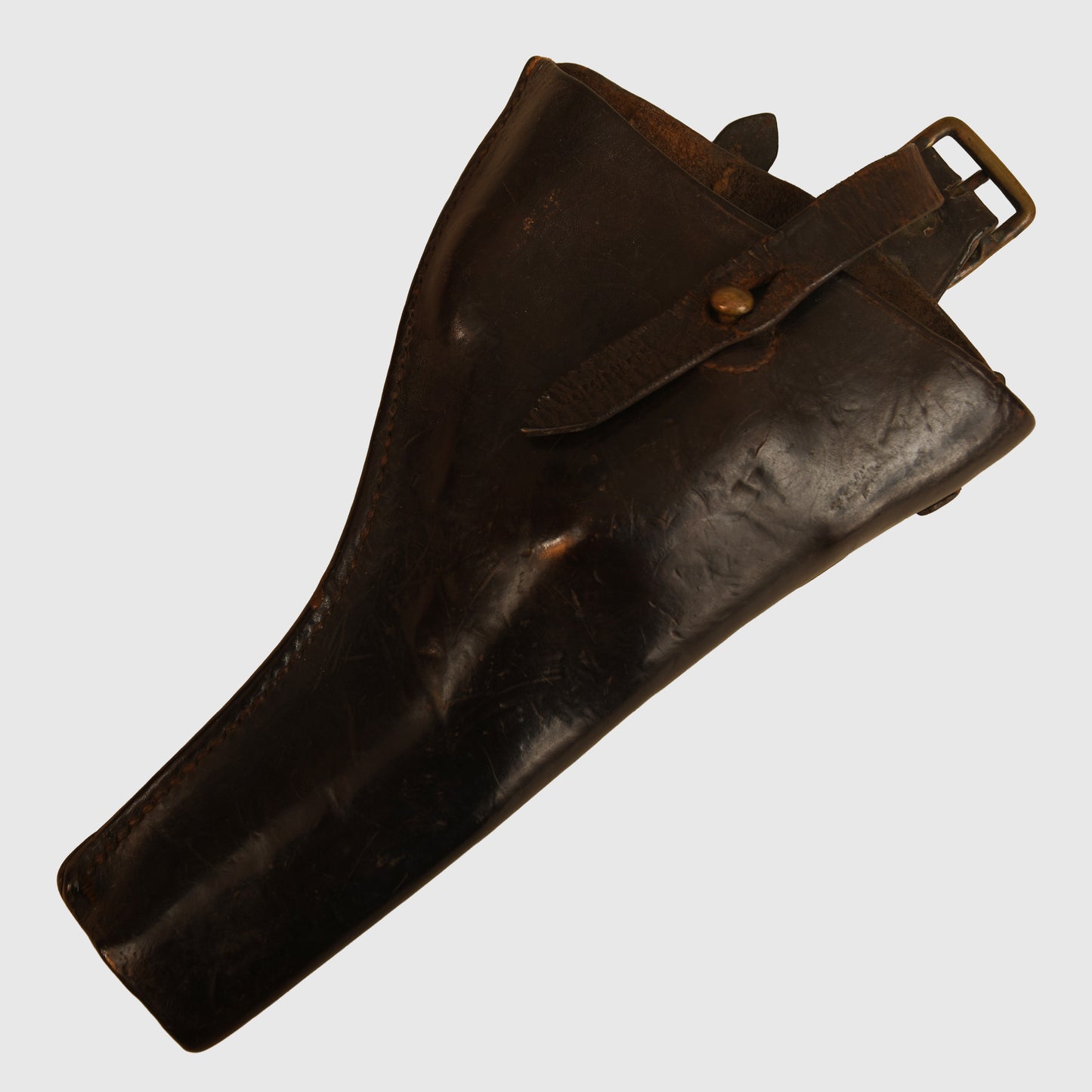 British WWI 1914 Pattern Leather Holster with 1915 Dated Cleaning Rod