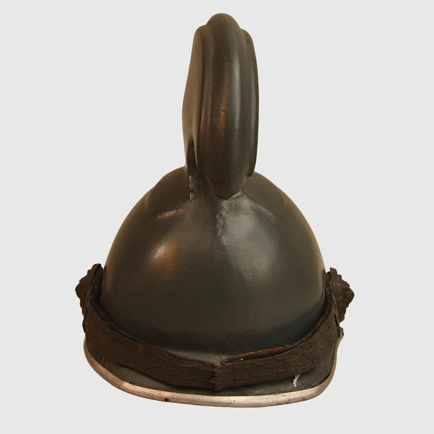 Austrian WWI 1905 Pattern Dragoon Officer’s Helmet in Pike Grey