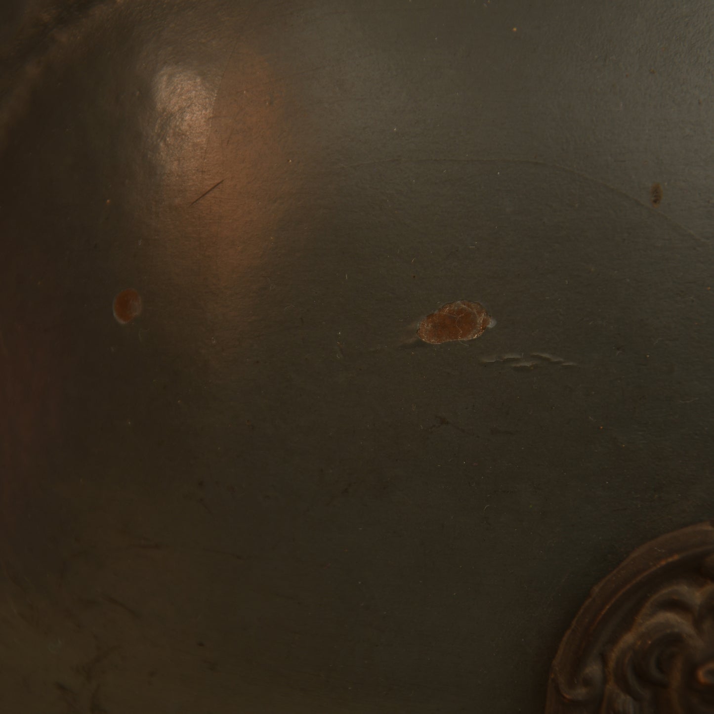 Austrian WWI 1905 Pattern Dragoon Officer’s Helmet in Pike Grey