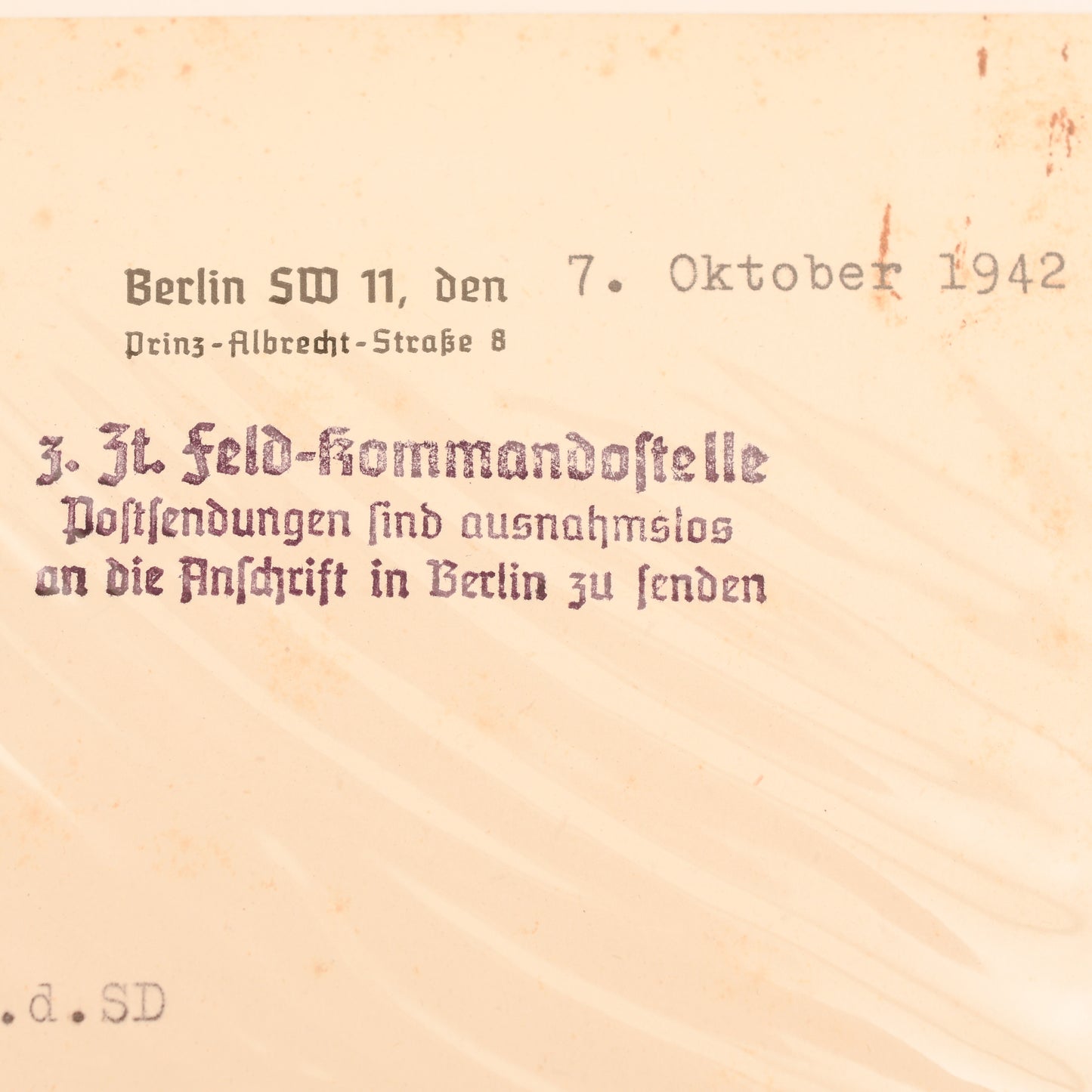 GERMAN WWII HEINRICH HIMMLER SIGNED LETTER