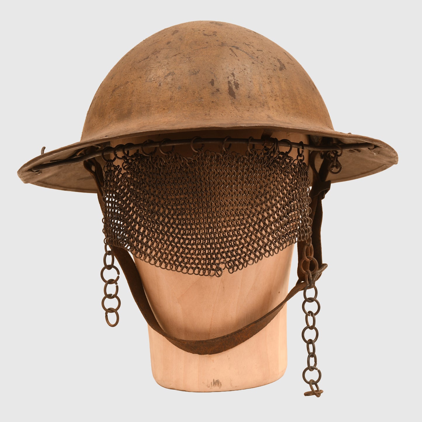 BRITISH WWI 1ST PATTERN CRUISE VISOR BRODIE HELMET