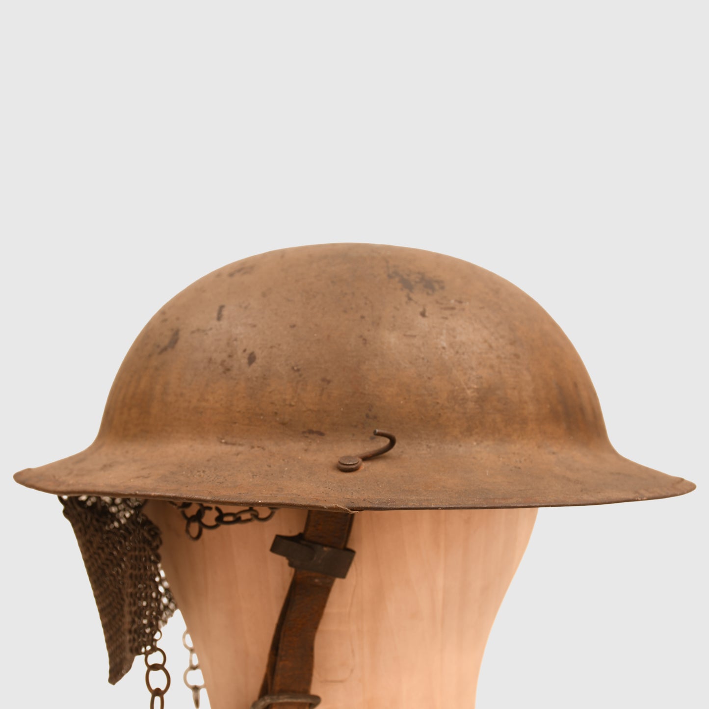 BRITISH WWI 1ST PATTERN CRUISE VISOR BRODIE HELMET