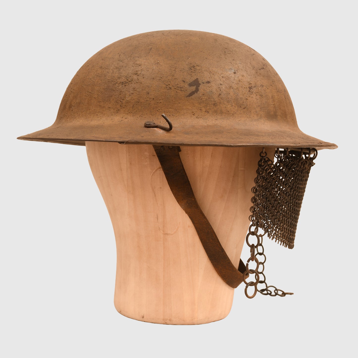 BRITISH WWI 1ST PATTERN CRUISE VISOR BRODIE HELMET
