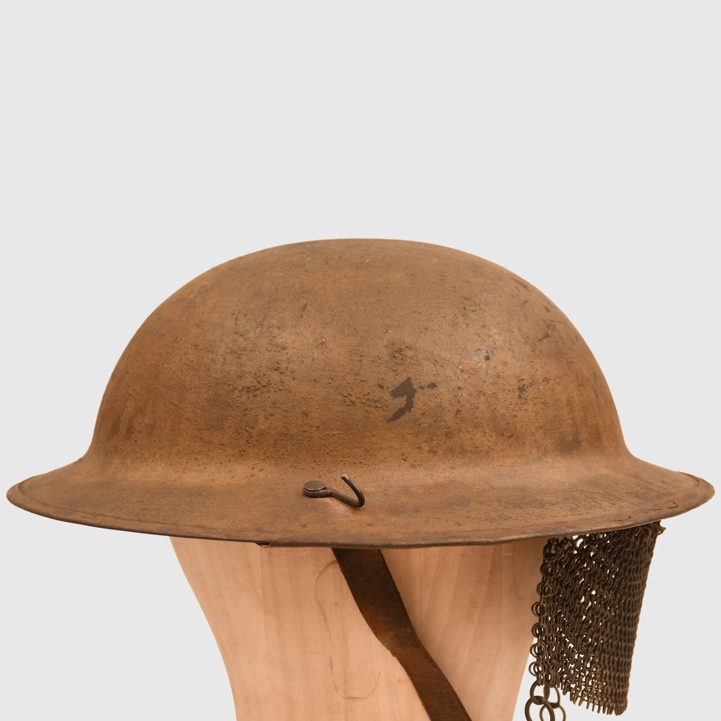BRITISH WWI 1ST PATTERN CRUISE VISOR BRODIE HELMET