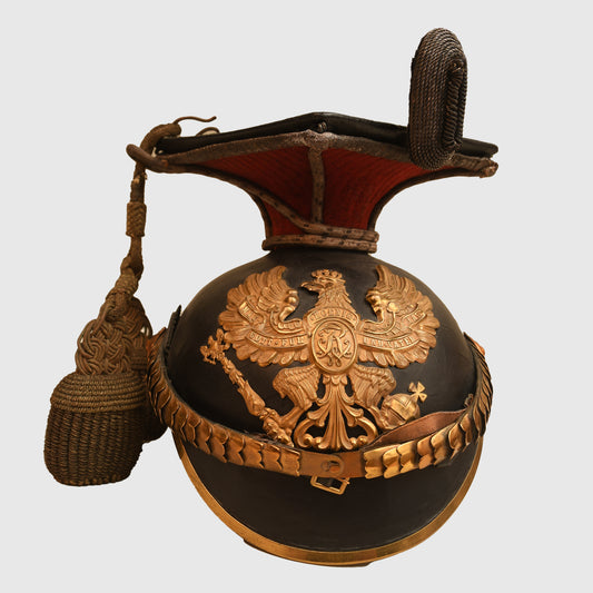 German WWI Prussian Officer’s 2nd Uhlan Regiment Helmet