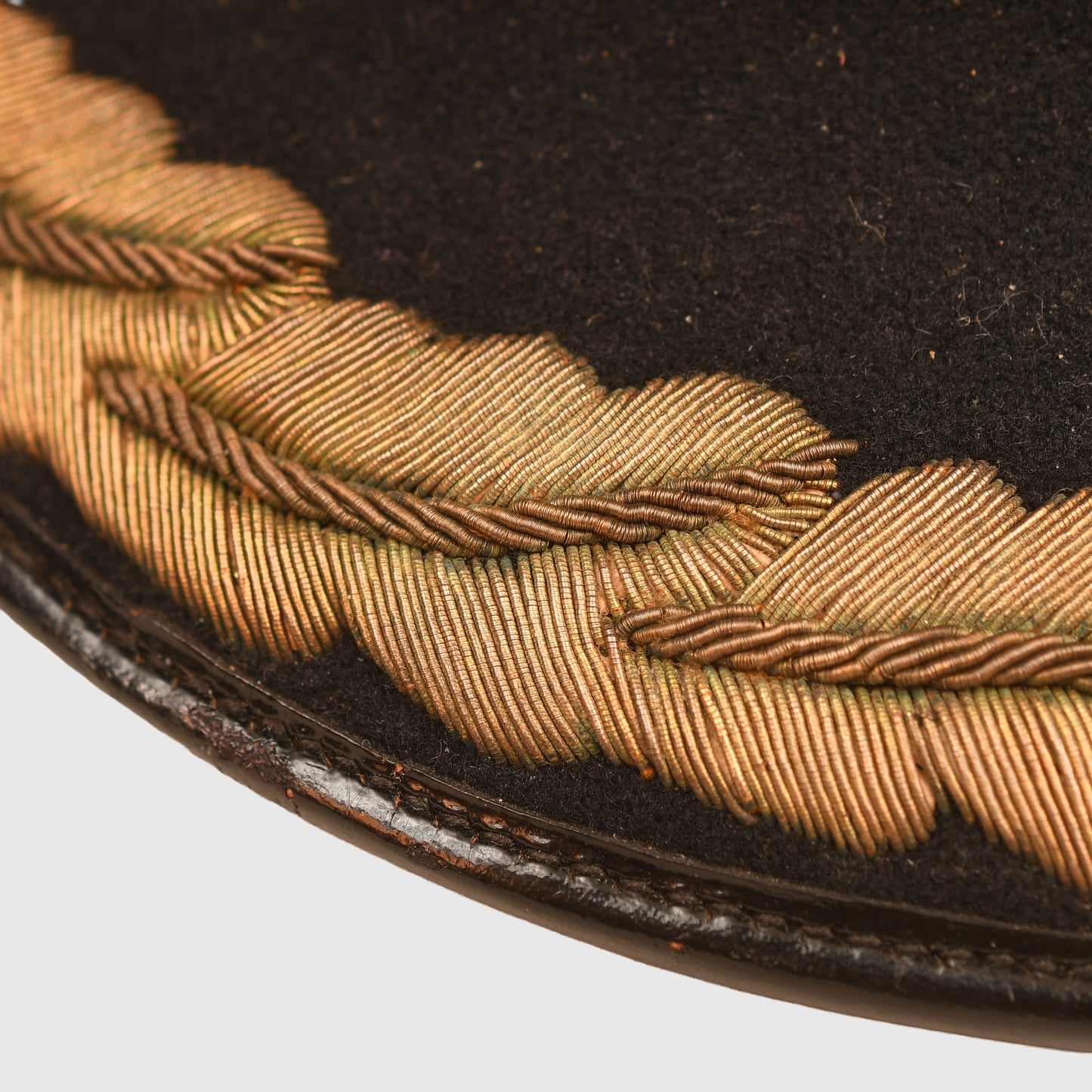 BRITISH WWII MERCHANT NAVY OFFICERS VISOR CAP - CAPTAIN AND ABOVE