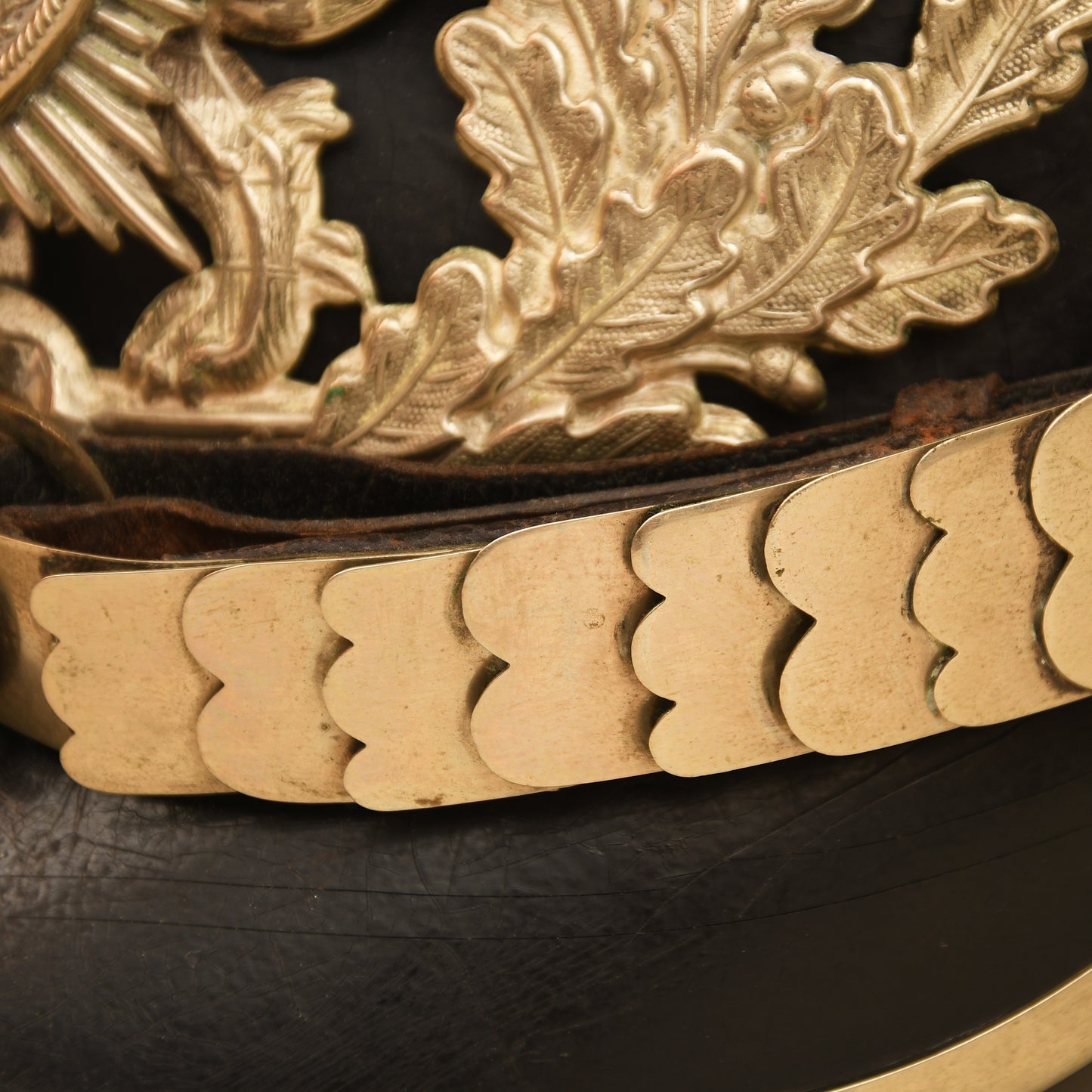 German WWI Hesse NCO’s All-Leather Pickelhaube