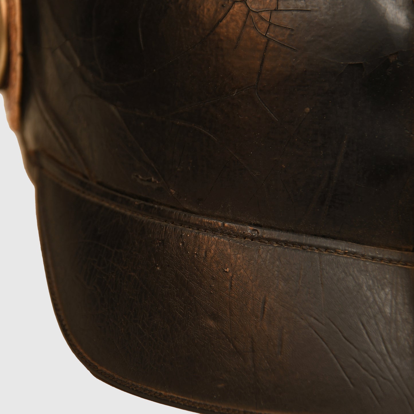 German WWI Hesse NCO’s All-Leather Pickelhaube