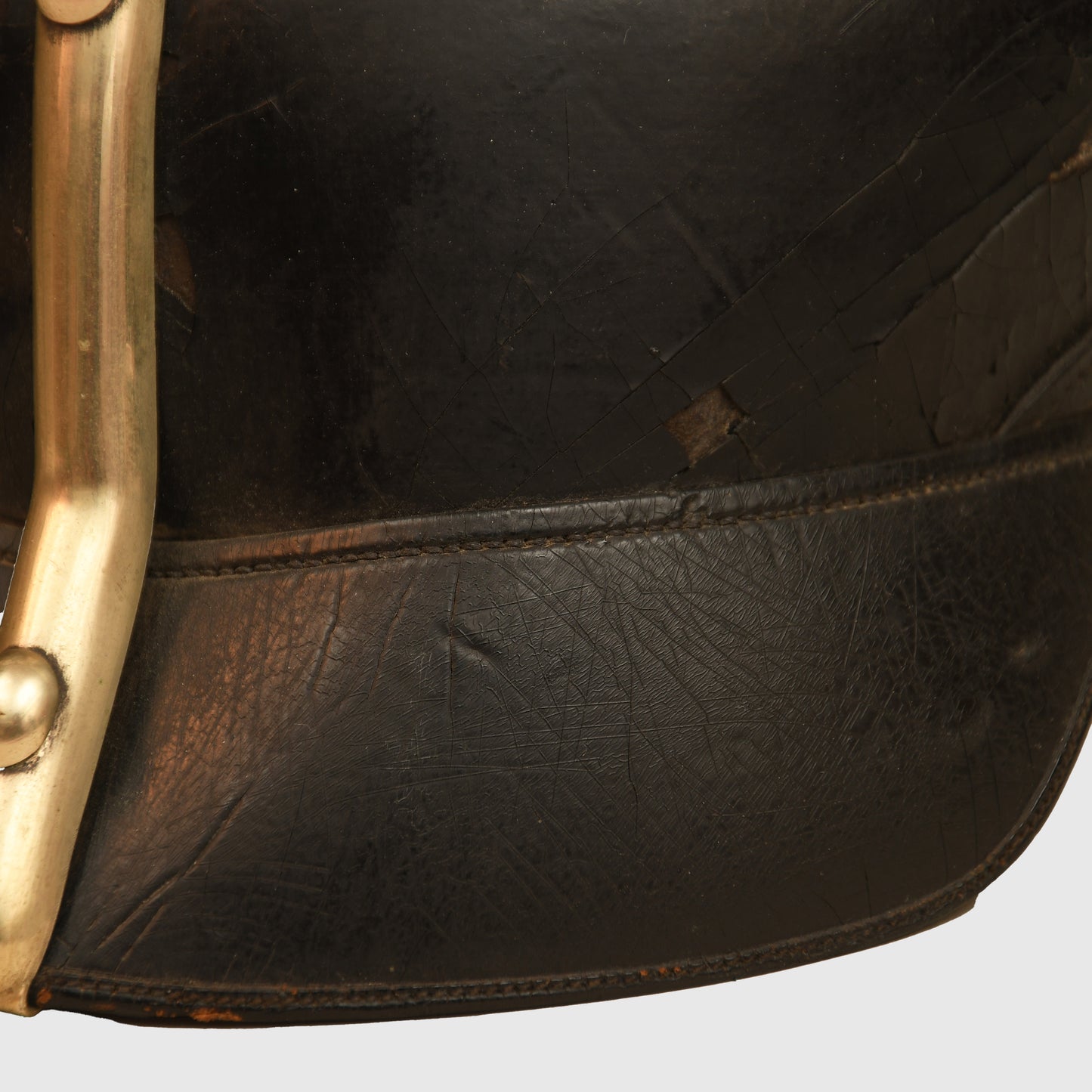 German WWI Hesse NCO’s All-Leather Pickelhaube