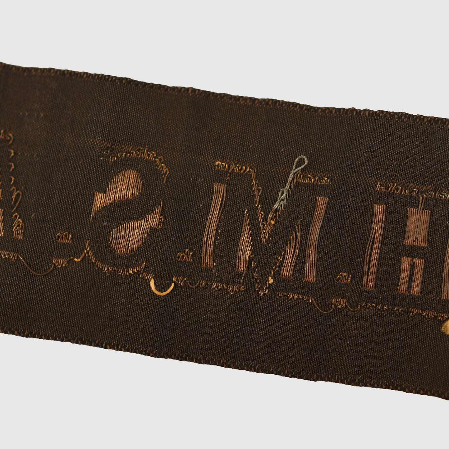 BRITISH WWII HMS ACHILLES SHORTENED CAP TALLY