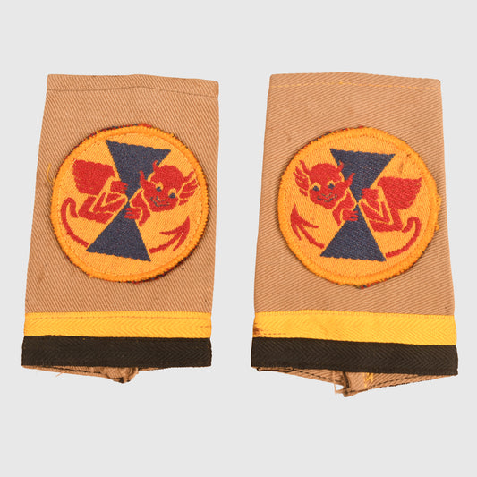 BRITISH WWII 21ST TANK BRIGADE SHOULDER FLASHES