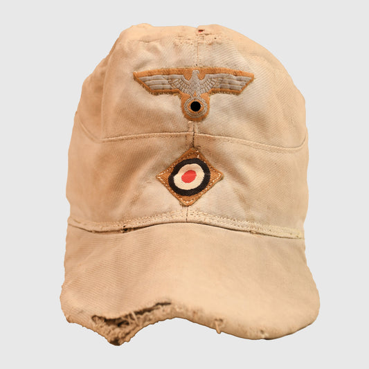 German WWII Afrikakorps Pioneer M40 Field Cap