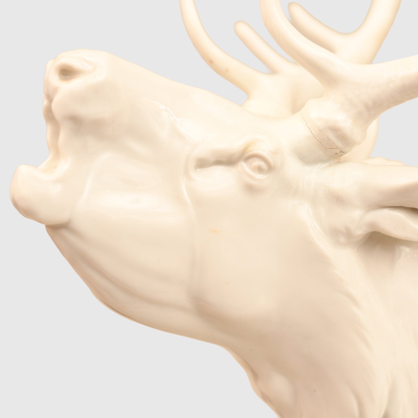 German WWII SS Allach Roaring Stag by Professor T. Karner