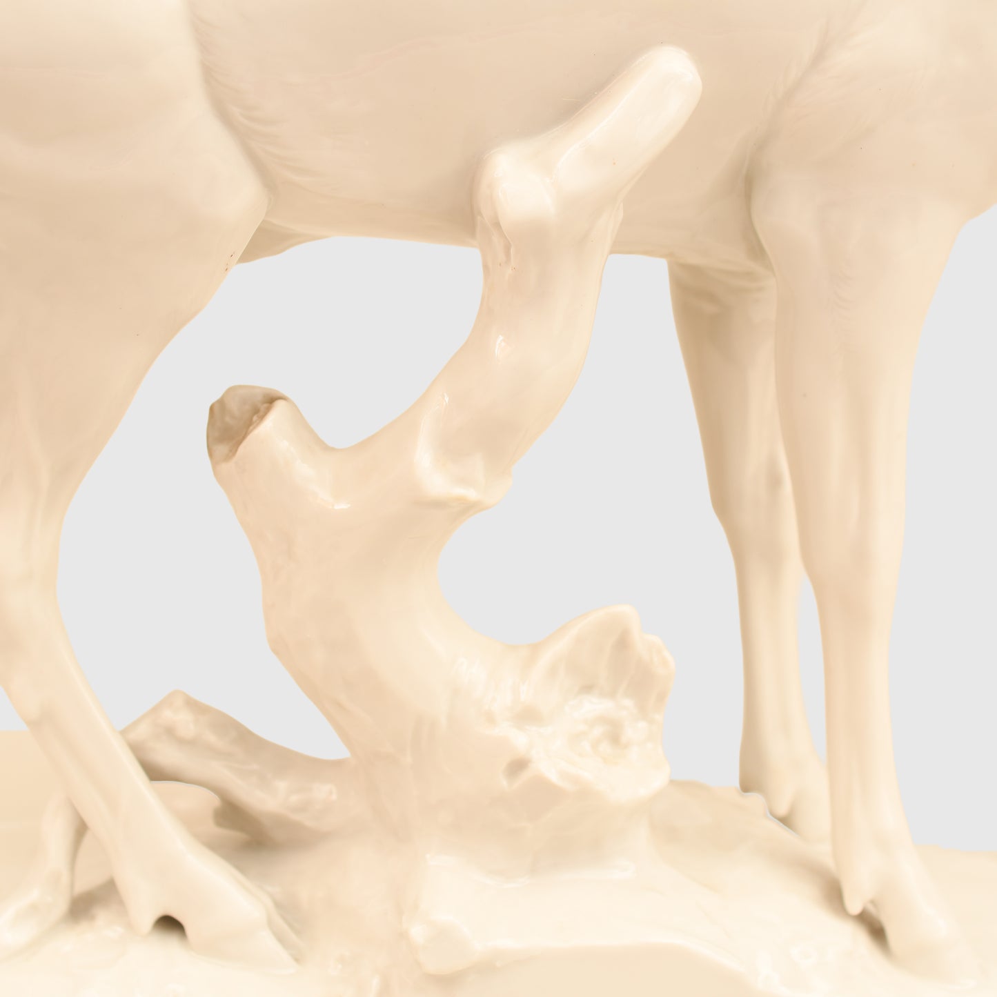 German WWII SS Allach Roaring Stag by Professor T. Karner