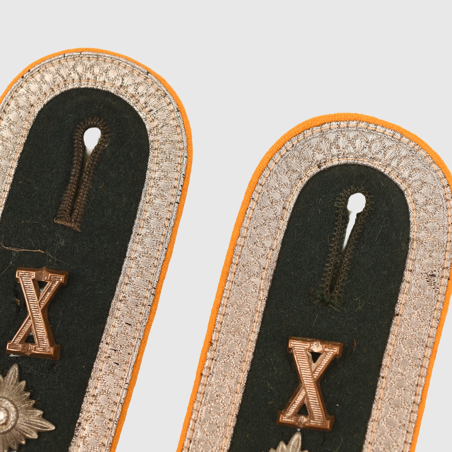GERMAN WWII CAVALRY POSSIBLE RECRUITING DISTRICT SHOULDER BOARDS