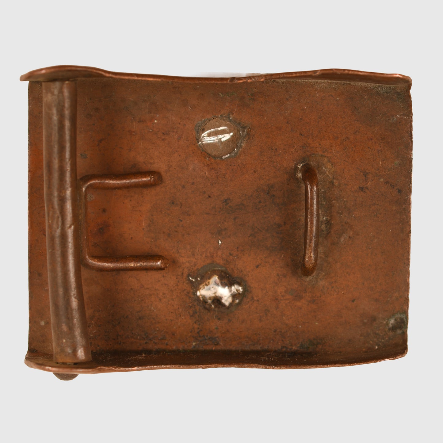 GERMAN WWI PRUSSIAN BATTLE DAMAGED BELT BUCKLE
