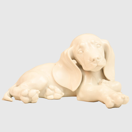 German WWII White Allach Dachshund