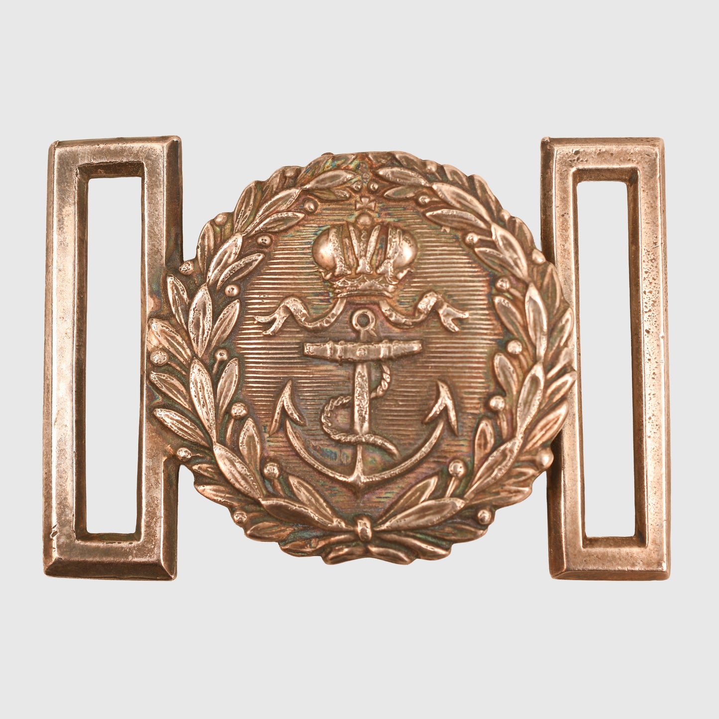 RUSSIAN WWI NAVAL OFFICERS TWO PIECE BUCKLE