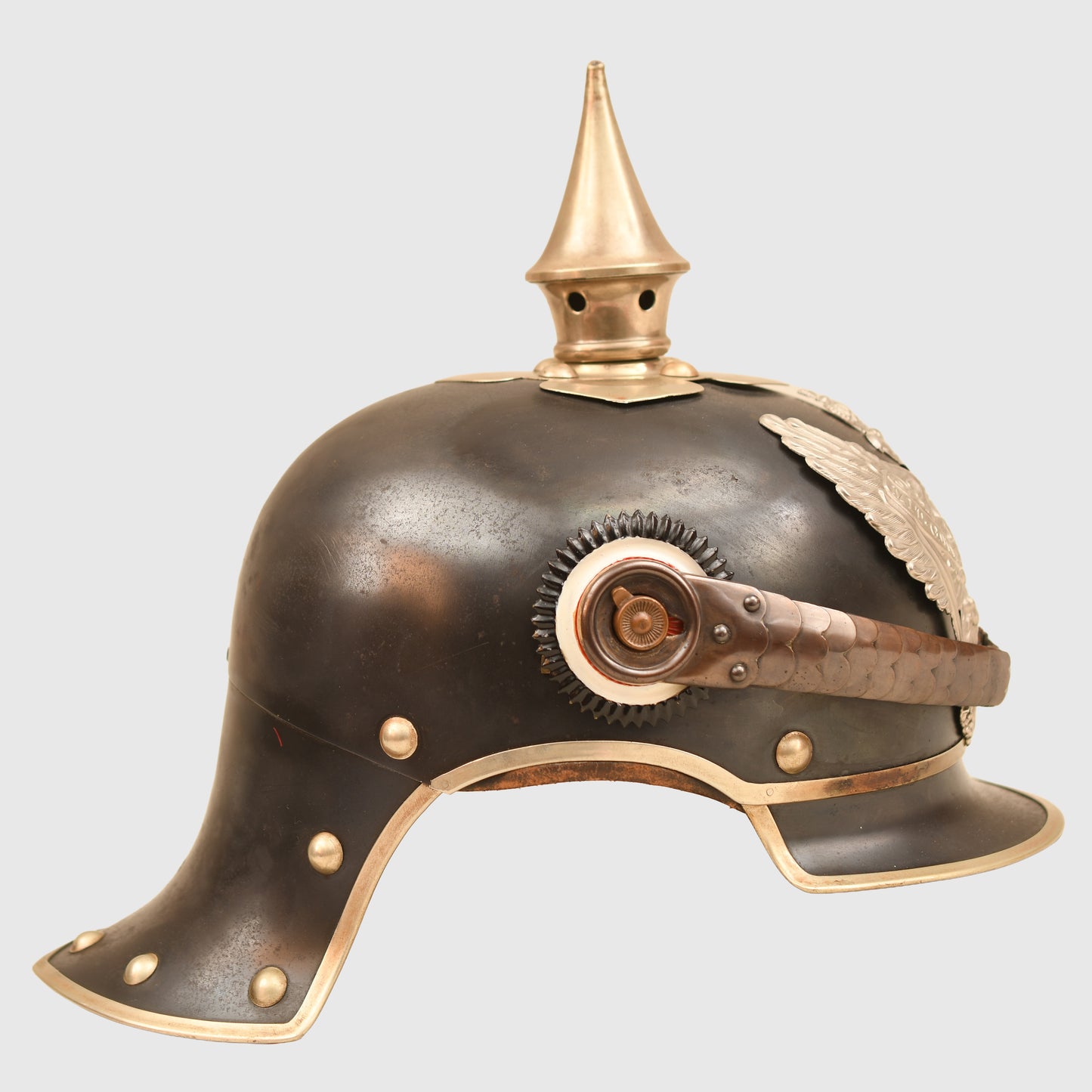 German WWI Jager zu Pferde Model 1915 Lobster Tail Helmet