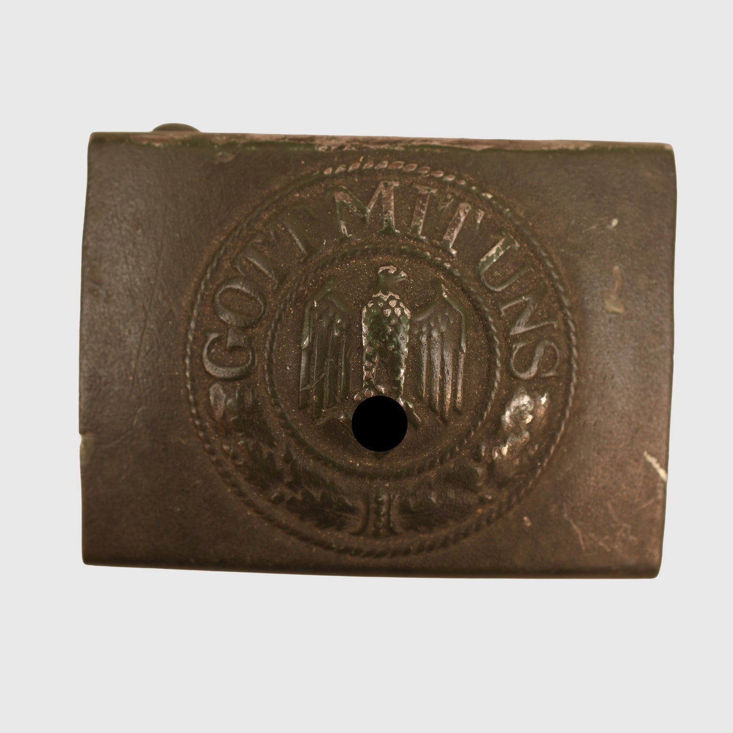 GERMAN WWII TROPICAL ARMY BELT BUCKLE