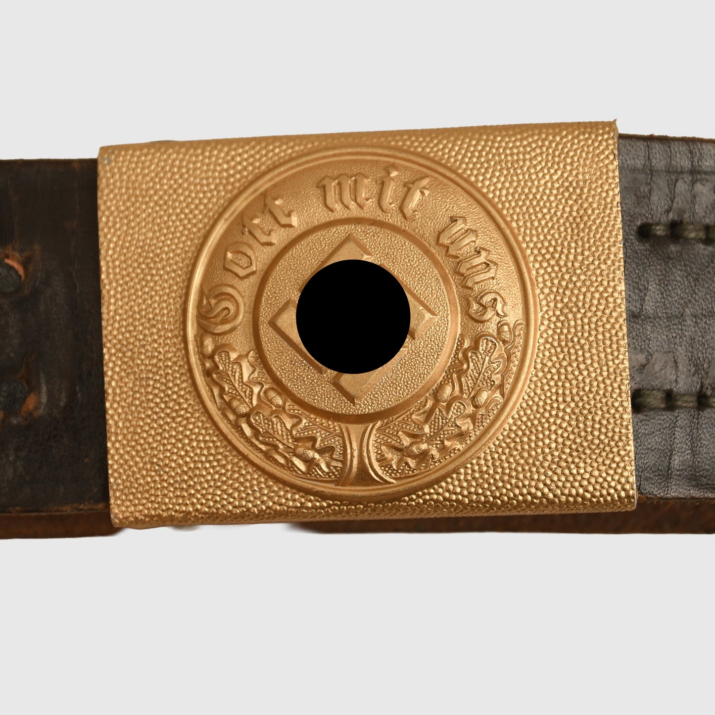 German WWII Water Police Officials Belt and Buckle