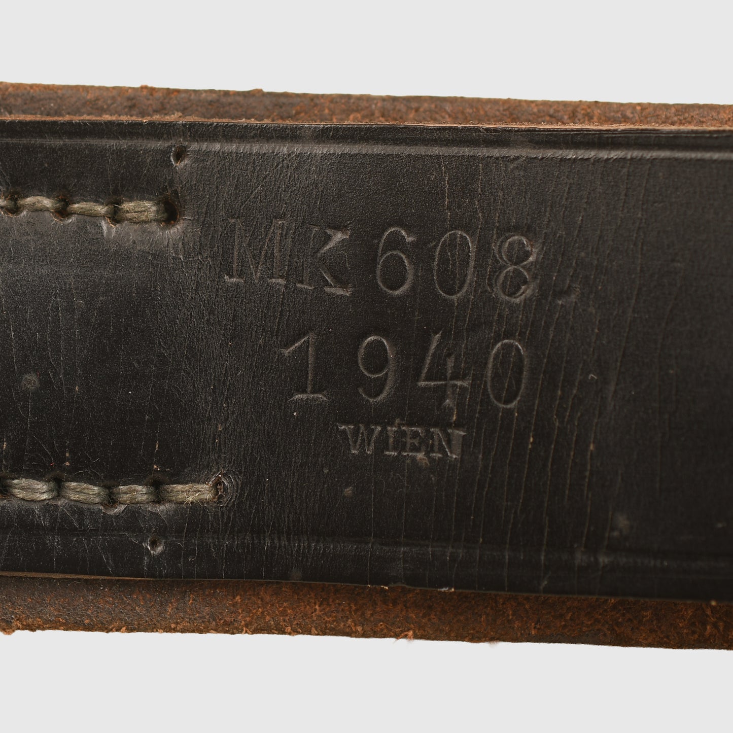 German WWII Water Police Officials Belt and Buckle