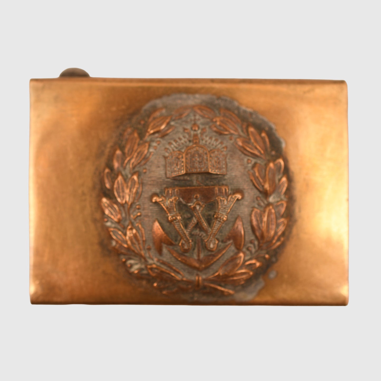 GERMAN WWI IMPERIAL NAVAL OFFICERS SMALL SIZE BELT BUCKLE