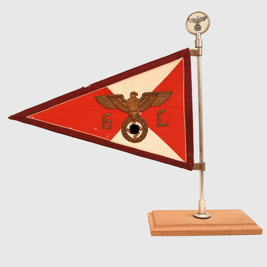 German WWII Gauleitung Car Pennant