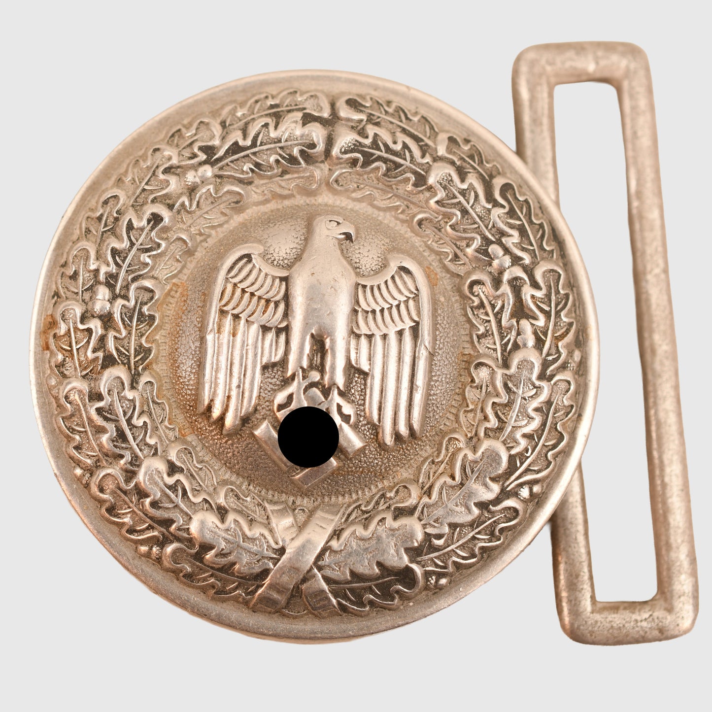 GERMAN WWII ARMY OFFICERS CIRCULAR BUCKLE