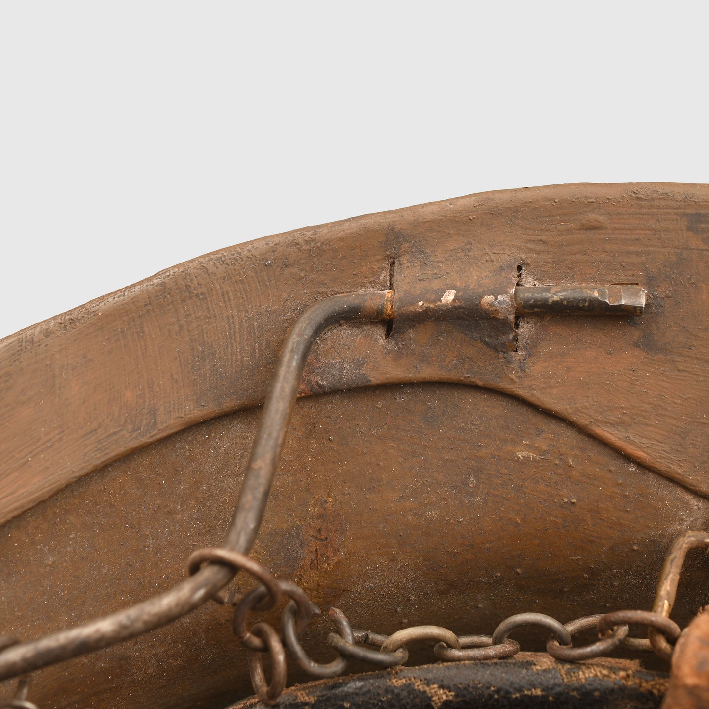 BRITISH WWI 1ST PATTERN CRUISE VISOR BRODIE HELMET
