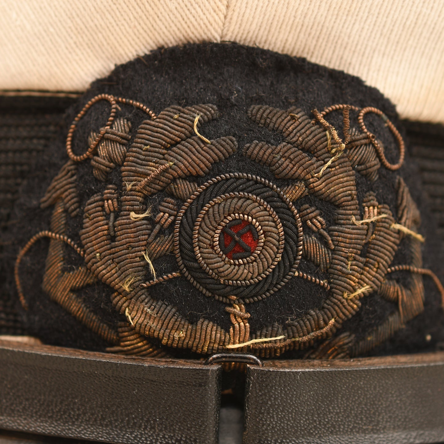 German WWII NSKK Marine White Top Visor Cap